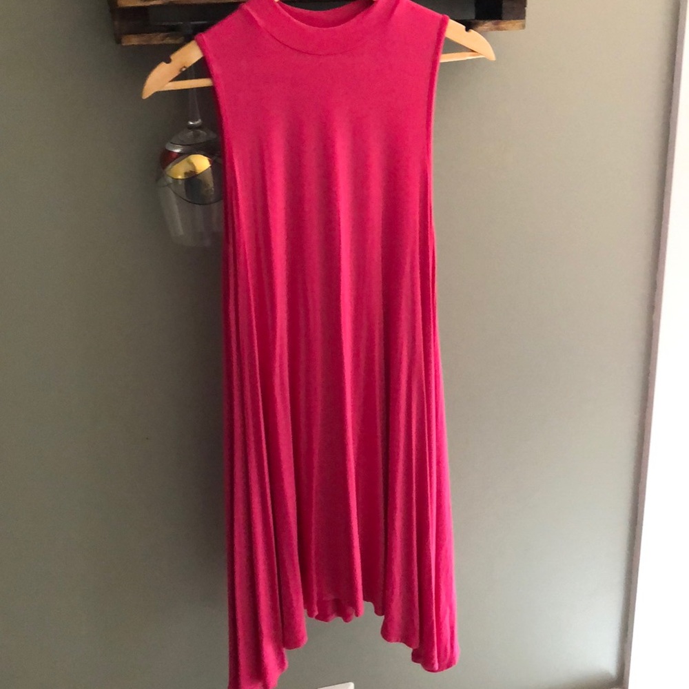 Juniors pink swing dress